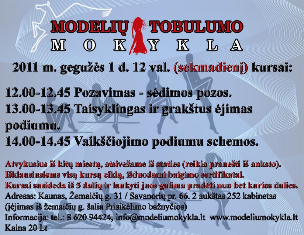 Read more about the article Modelių kursai: sėdimos pozos ir vaikščiojimas podiumu